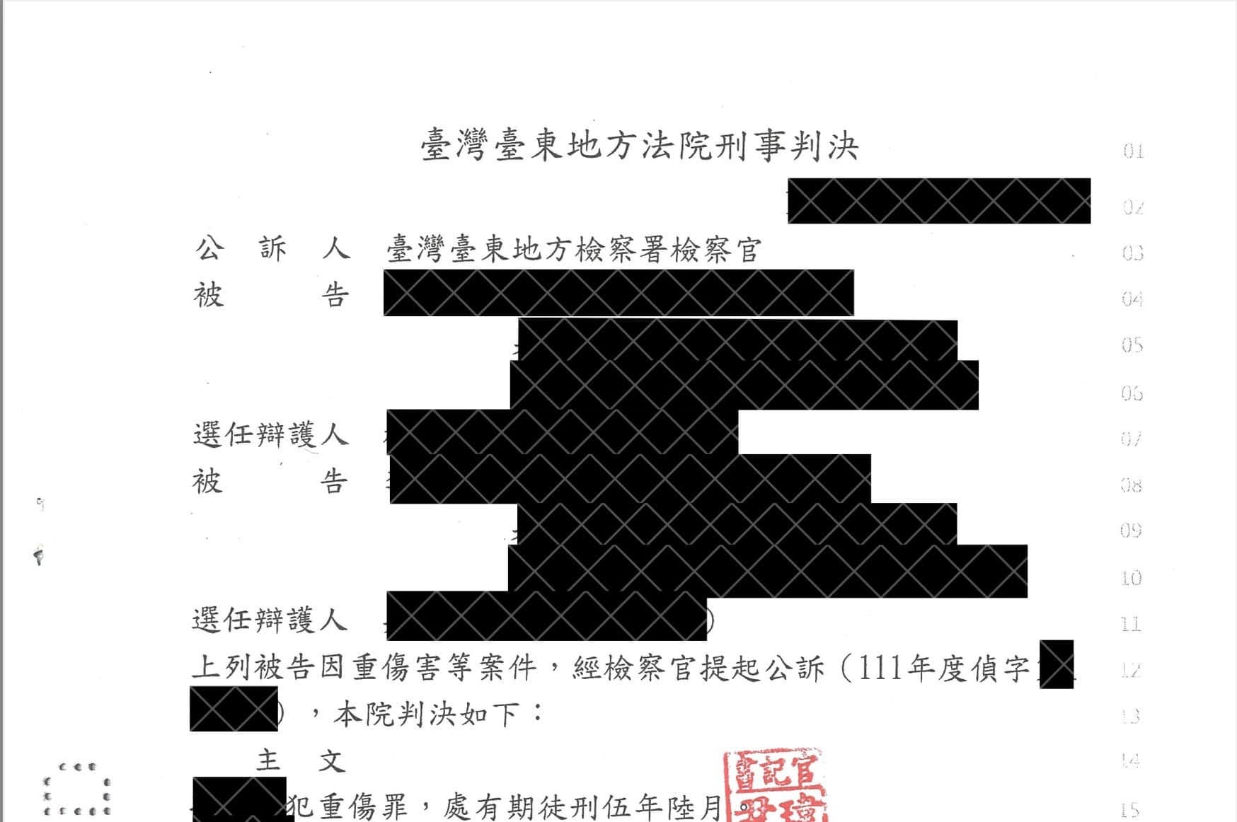 文章圖片：先前受當事人委任擔任重傷害案件的告訴代理人，為被害人爭取權…