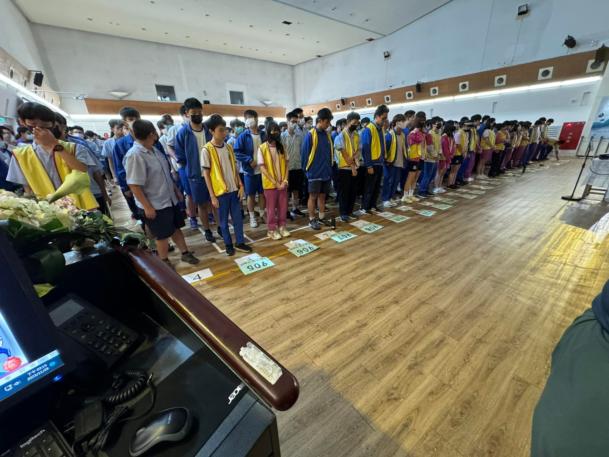 文章圖片：今天回到國中母校福和國中演講「國中生法律問題」