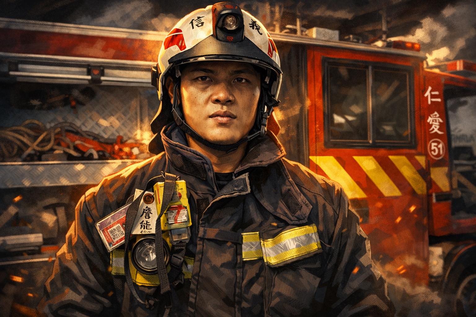 文章圖片：願每次出勤都能平安回家。