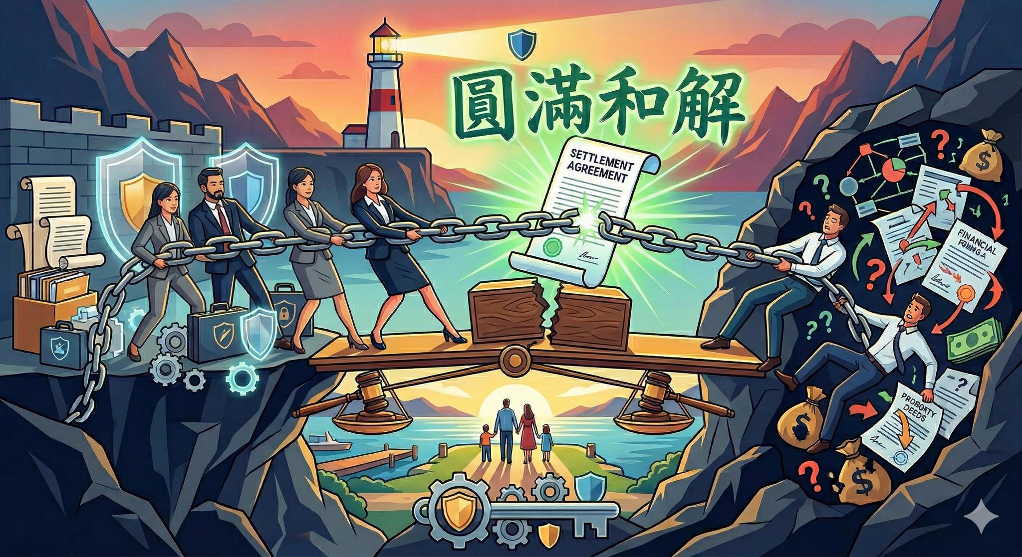 文章圖片：「纏訟三年的離婚案，如何在我們手上和平落幕」