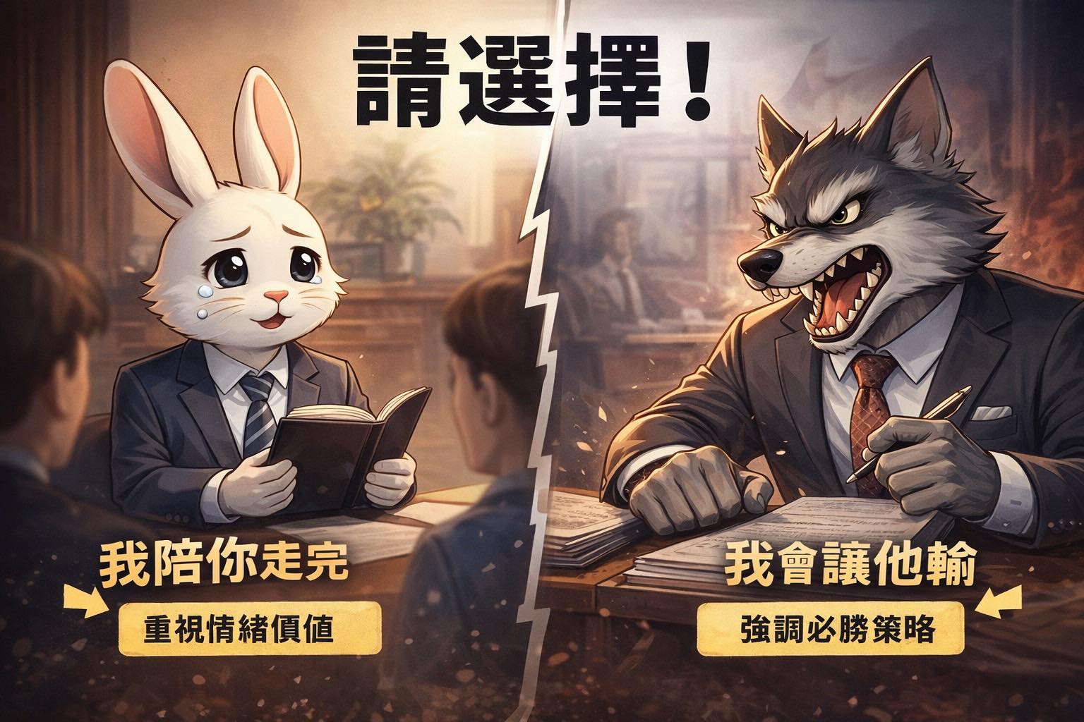 文章圖片：請選擇！同一個案子，我看過兩種完全不同的走向。